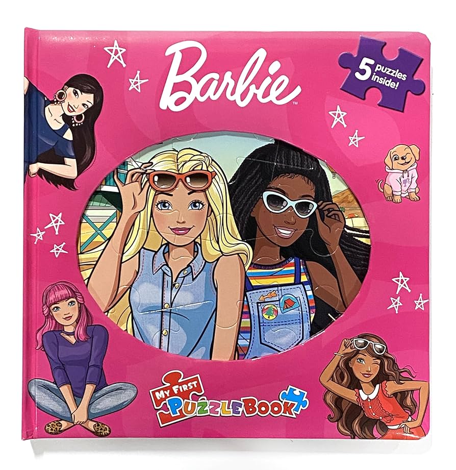 語学+参考書 Barbie: Catch That Puppy! (My Barbie Bookshelf S.) Barbie My First Puzzle Book - Jigsaw Puzzles for kids, 10